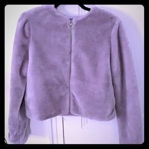 Faux fur jacket